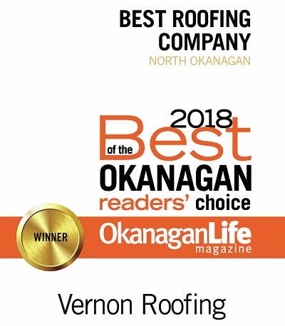 Best Roofing Company - North Okanagan - 2018 Best Roofing Company - North Okanagan - 2018